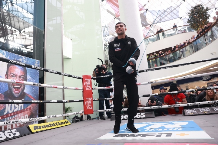 Photos Josh Taylor, Jack Catterall Open Workouts in